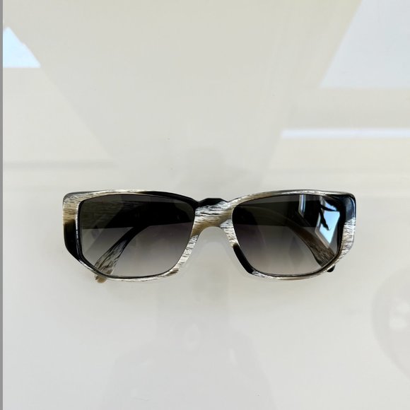Vintage Black and Grey tortoise YSL Sunglasses main image 6